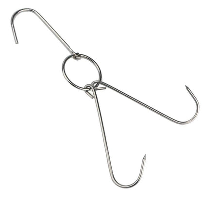 6X Stainless Steel Double Meat Hooks for Various Applications