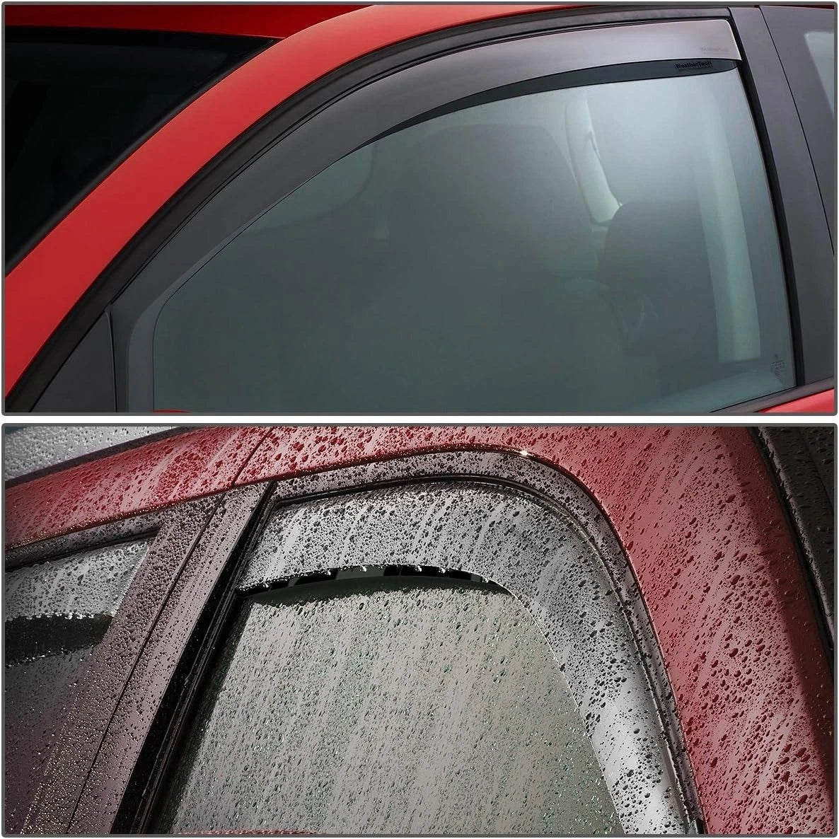 Set of 4 Tape-On Window Rain Guards for Hyundai Sonata (2011–2014)