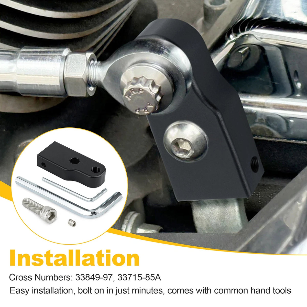 Neutral Shift Bracket Kit for Harley-Davidson Twin Cam (1999–2007)