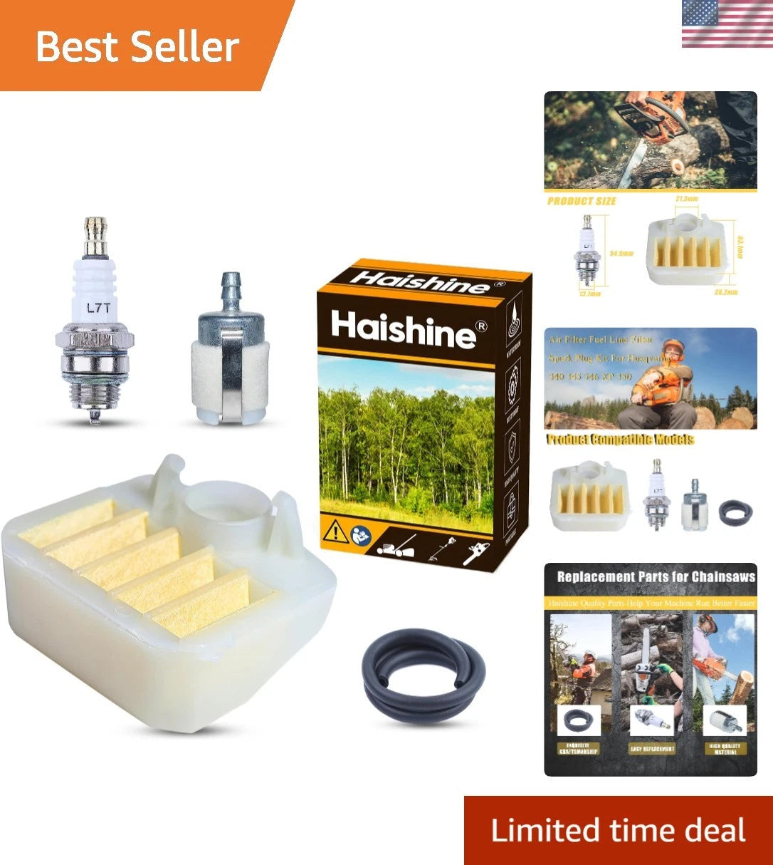 Replacement Kit for Husqvarna 340 345 346 XP Chainsaw