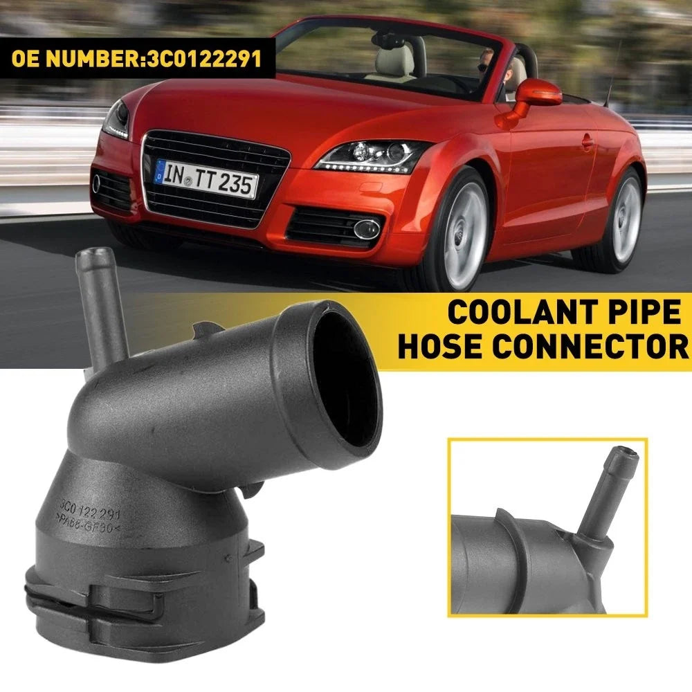 Upper Radiator Coolant Pipe Hose Connector for Volkswagen Beetle Jetta Passat CC