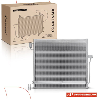 A/C Condenser with Bracket & Receiver Drier for Mercedes-Benz X166 (2013–2019)