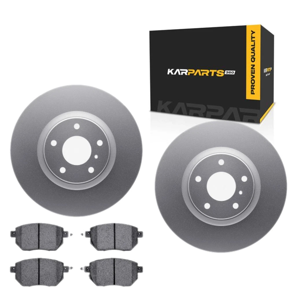 Set of 4 Rotors and Brake Pads for Nissan Murano (2004–2011) ALX-PAU-DF-4512-67096-CLA2