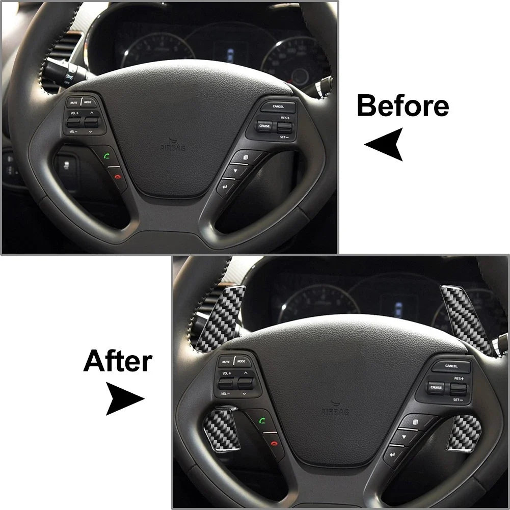 Steering Wheel Shifter Paddle Extension for Kia Forte K3 Cadenza Ceed (2014–2020)