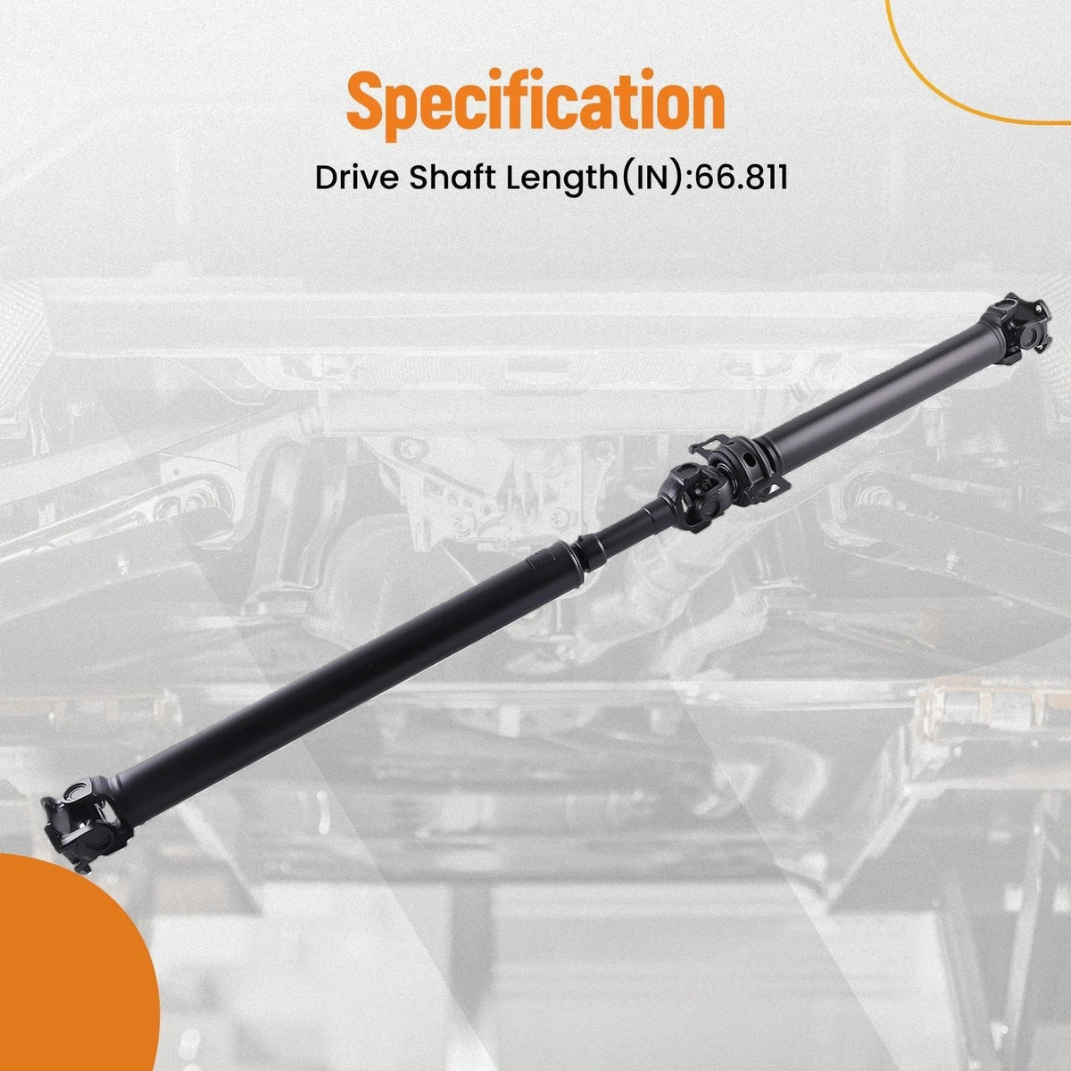 Rear Drive Shaft for Toyota Tacoma (2005–2015) 4.0L 4WD Manual Trans