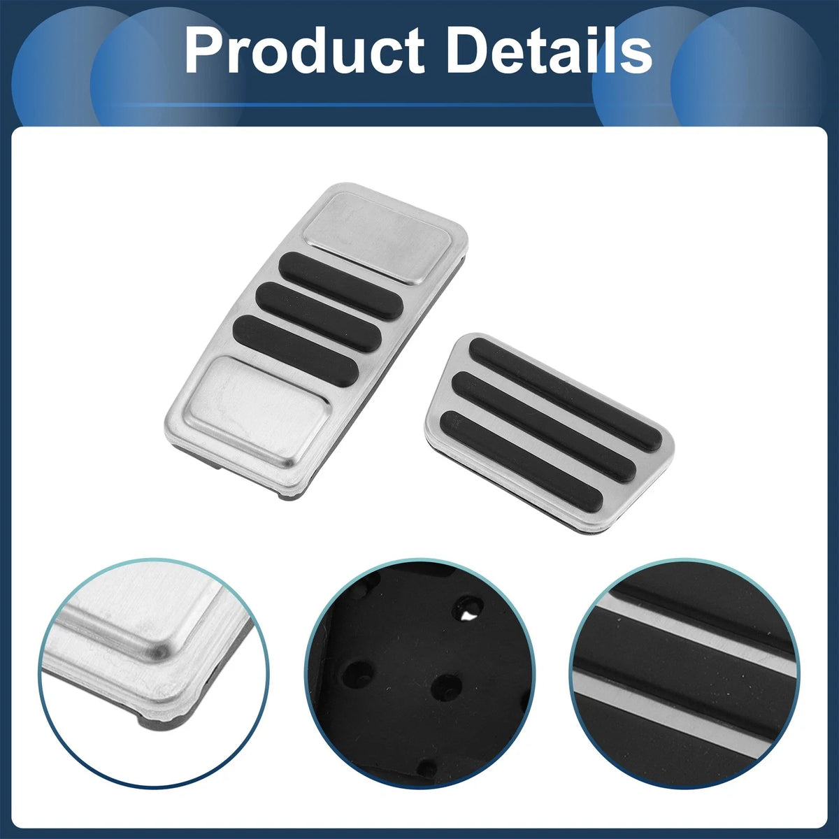 Set of 1 Automatic Foot Accelerator Pedal Cover for Ford Mustang (2015–2024)
