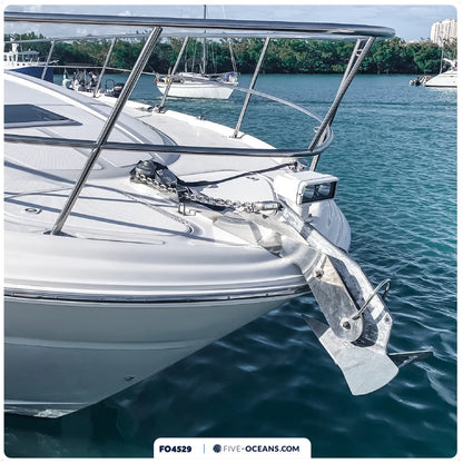 Windlass Anchor Rode 1/2"x250' Rope & 1/4"x15' G4 Chain for Boats