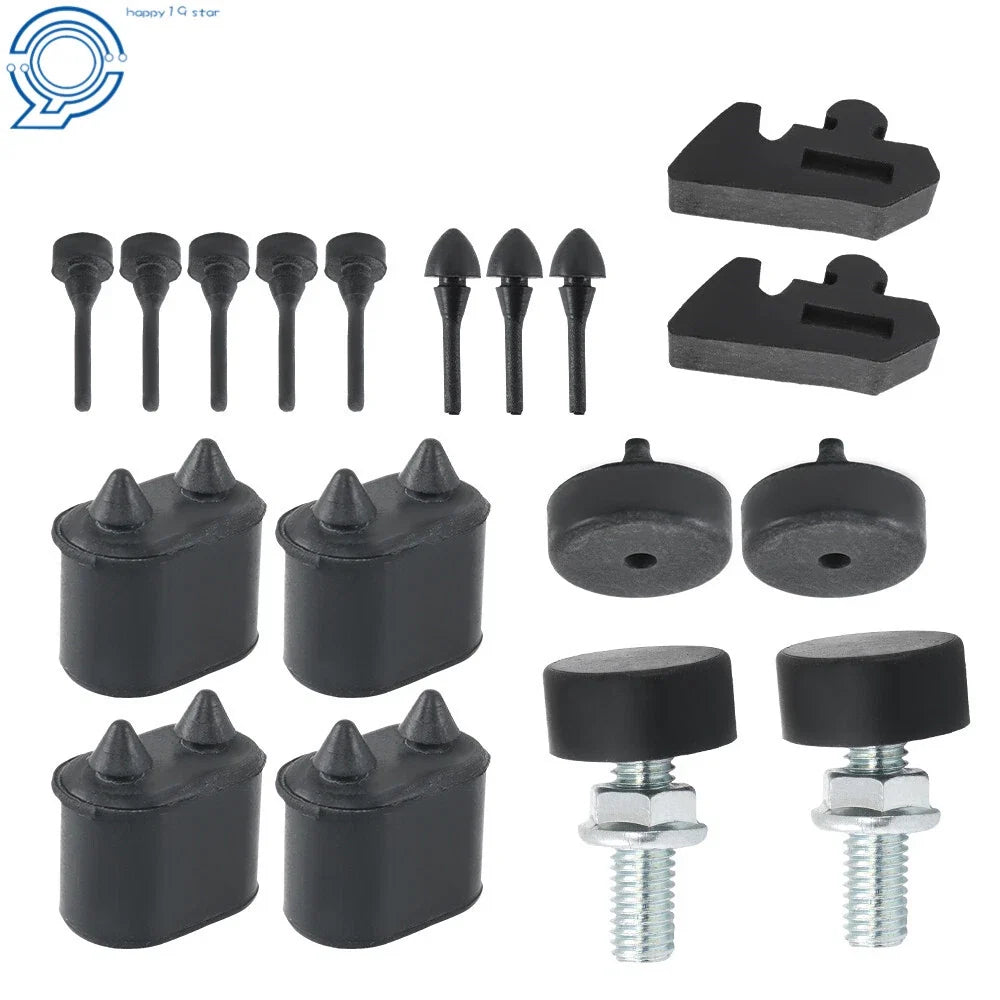 Set of 4 Rubber Hood Adjusters for Chevrolet Camaro (1967–1979)