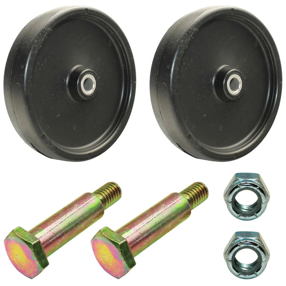 Deck Wheels with Hardware for MTD (Replaces 734-3000)