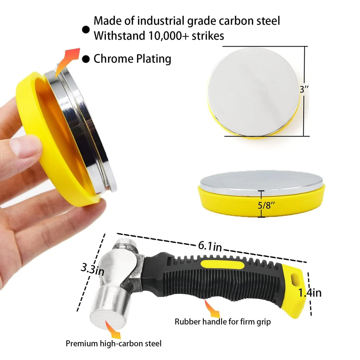 65Pcs Metal Stamping Kit for DIY Projects (No Specific Years)