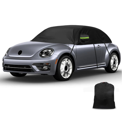 Half Car Cover for Volkswagen New Beetle (1998–2022) All-Weather Waterproof