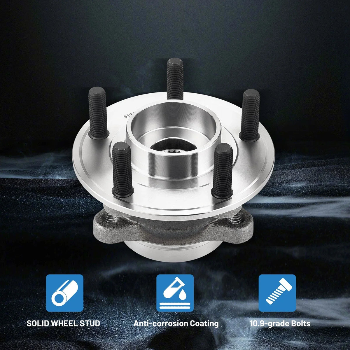Front Wheel Bearing and Hub Assembly for Lincoln MKZ (2013–2016)