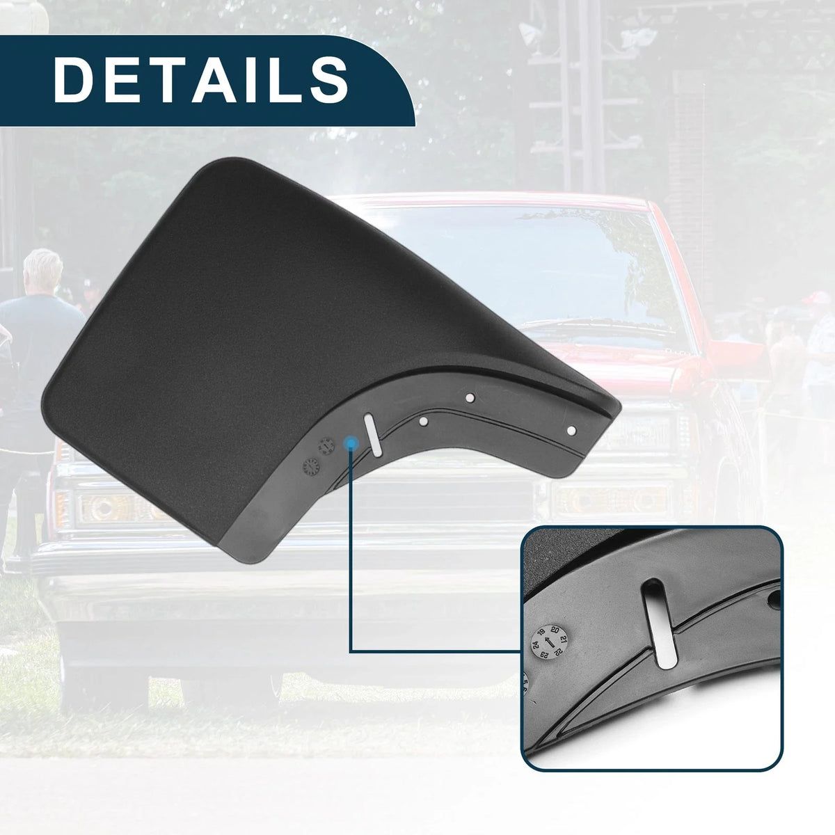 Mud Flap Splash Guard for Chevrolet GMC C1500 K1500 C2500 K2500 (1990–1999)