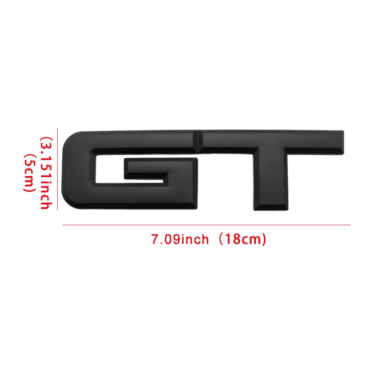 Rear Tailgate Emblem Badge for Mustang GT (2015–2022)