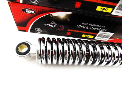 330mm JBS Chrome Rear Shock Absorbers for Kawasaki KZ350 LTD
