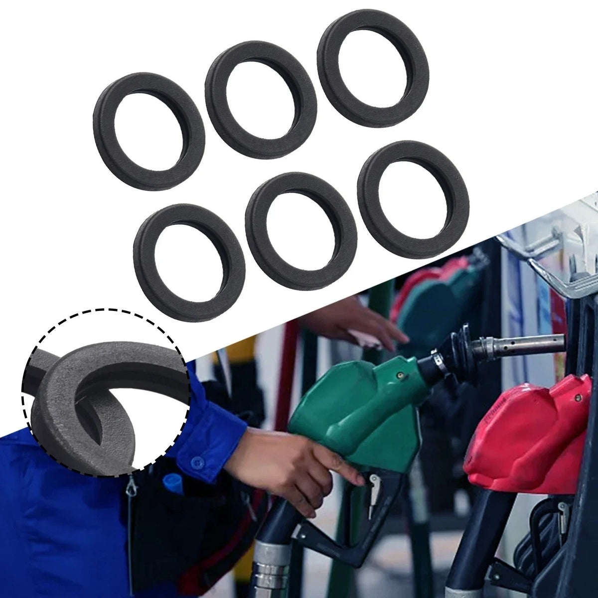 Gasket for Gas Tank Spout (2.5, 5, 10, 20 Gallons)