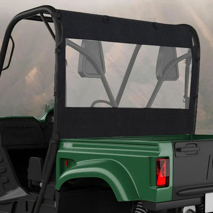 UTV Rear Window Shield 600D Black for Yamaha Rhino 450/660/700 (2004–2018) 78637