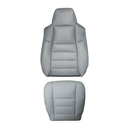 Driver Side Leather Seat Cover for Ford F250 F350 Super Duty (2002–2007) Gray
