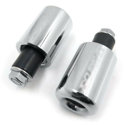 Chrome Bar End Slider Kit Rubber for Kawasaki Ninja ZX-10R (2006–2007)