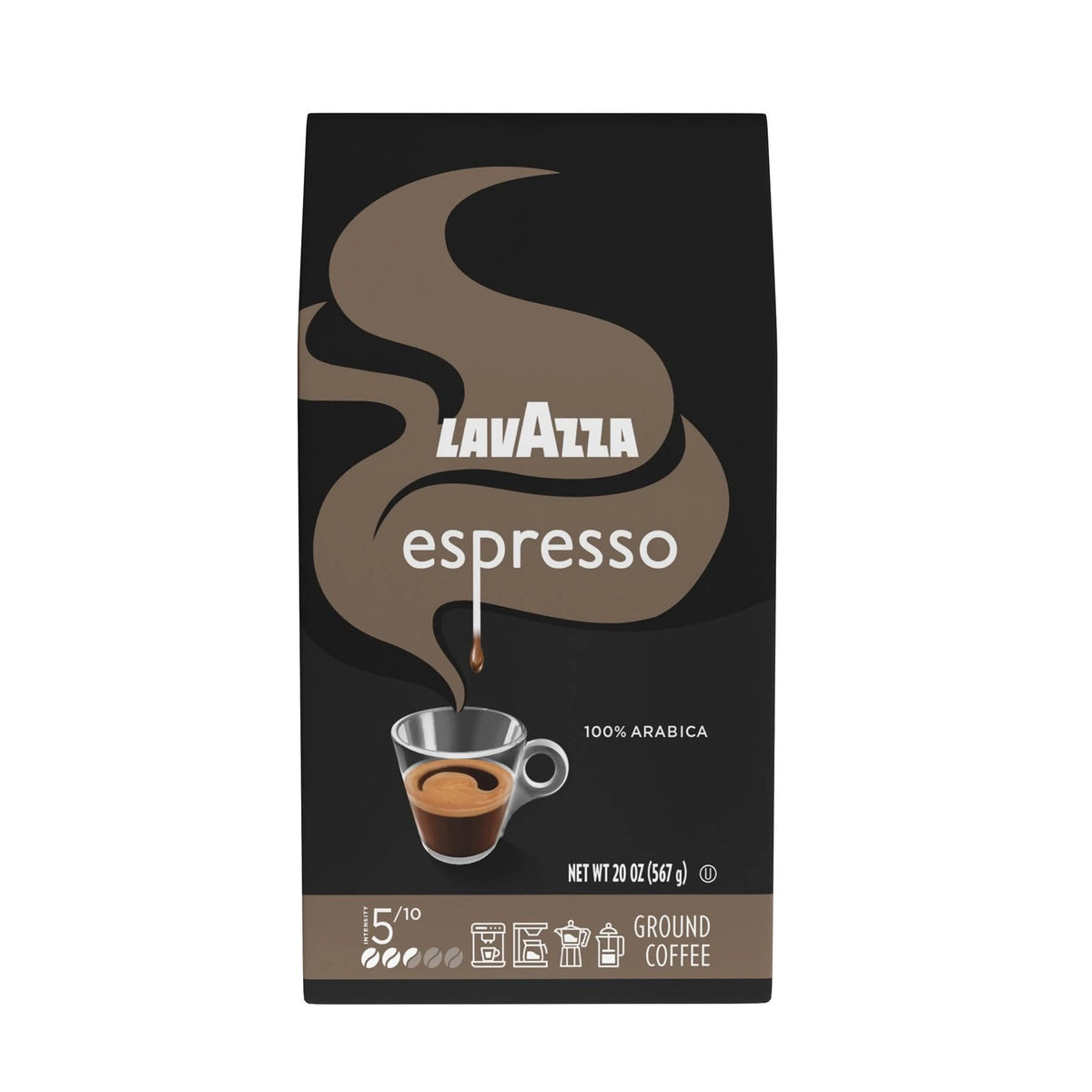 Lavazza Espresso Ground Coffee Medium Roast 100% Arabica 20 oz Bag