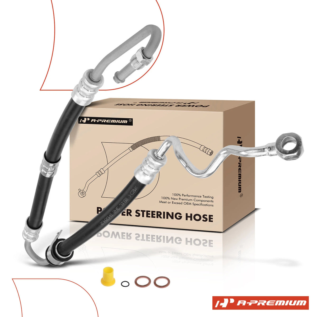 Power Steering Pressure Line Hose Assembly for BMW Z3 (1997–2002) 32411095952, 32416764814, 3403240