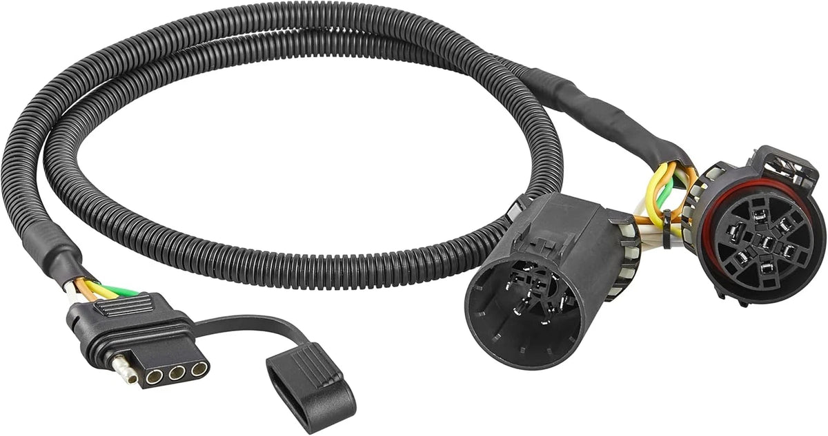 Plug & Play 7 Pin to 4 Pin Trailer Wiring Harness for Universal LED Tailgate (OV2126-001)