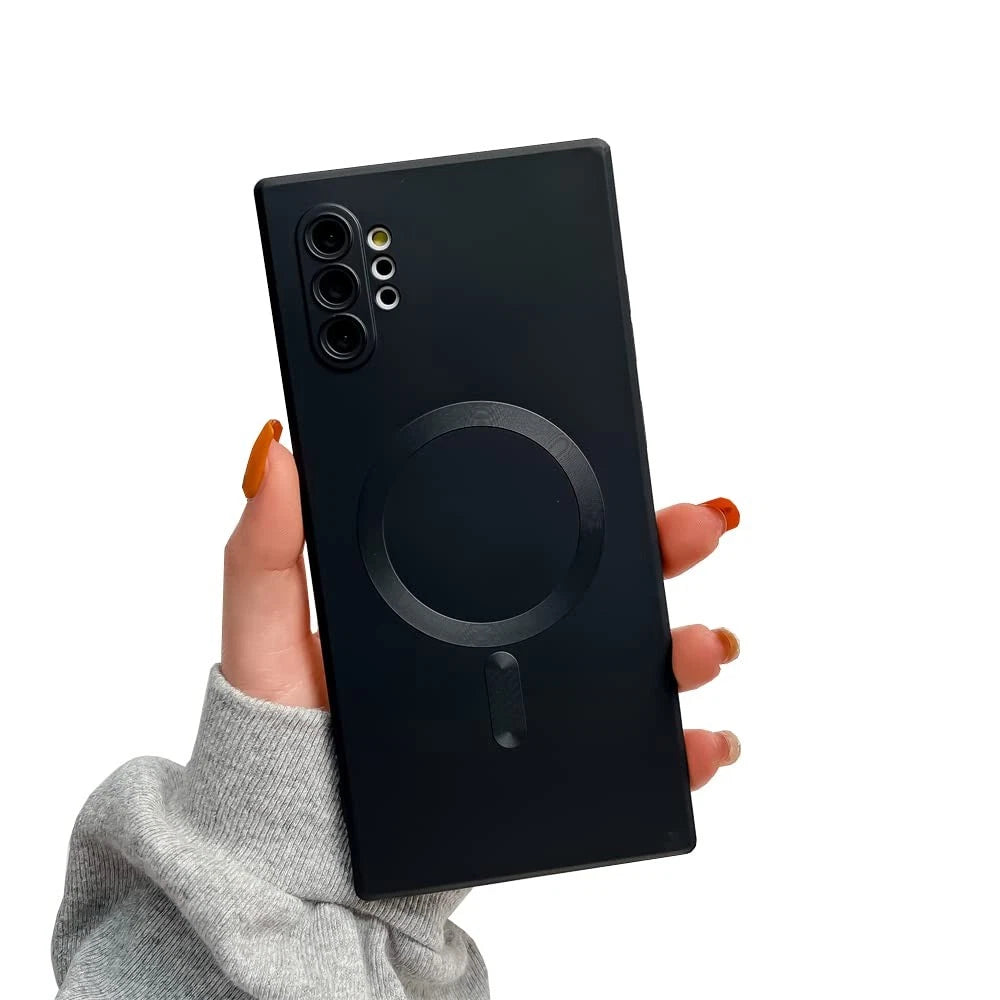 Magnetic Case for Galaxy Note 10+ Plus (2019) - 6.8 Inch, Black