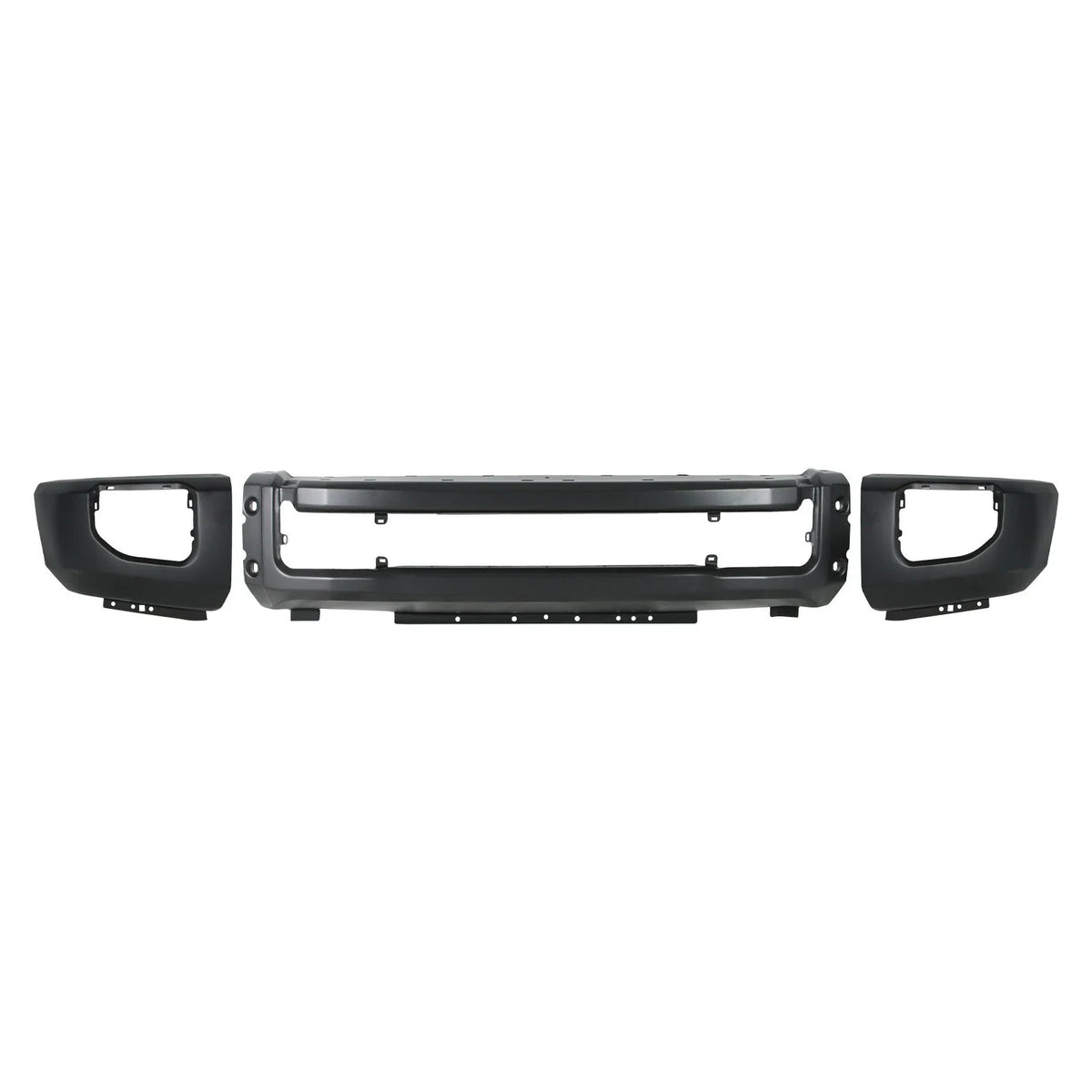 Black Steel Front Bumper for Ford F-250 F-350 Super Duty (2020–2022)