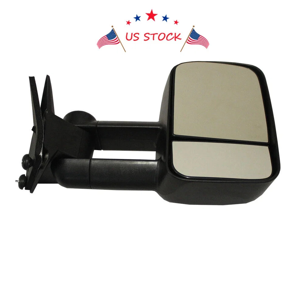 Set of 2 Towing Manual Side View Mirrors for Chevy GMC (1988–1998)