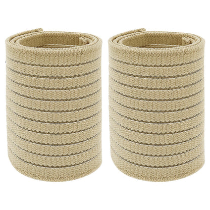 2X Elastic Wrist Support Band Wrap for Universal Fit (One Size) Beige