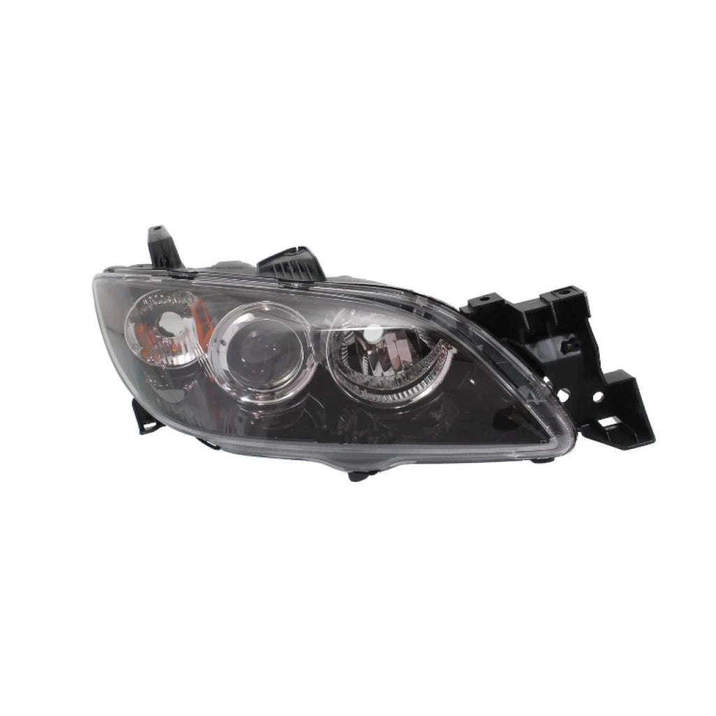 Passenger Side Halogen Headlight for Mazda 3 (2004–2009) MA2519108, CLX-M0-20-6661-01-1-CL360A1