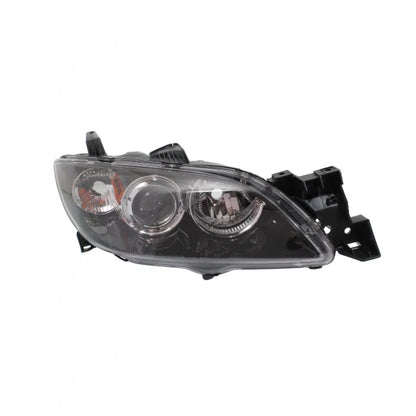 Passenger Side Halogen Headlight for Mazda 3 (2004–2009) MA2519108, CLX-M0-20-6661-01-1-CL360A1