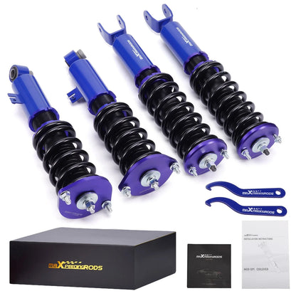 Set of 4 Adjustable Height Coilovers for Nissan 300ZX Z32 (1990–1996)