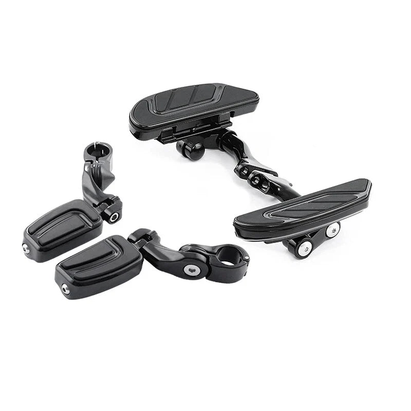 Passenger Floorboards with 1-1/4" Highway Footpegs for Harley Touring (1993–2025)