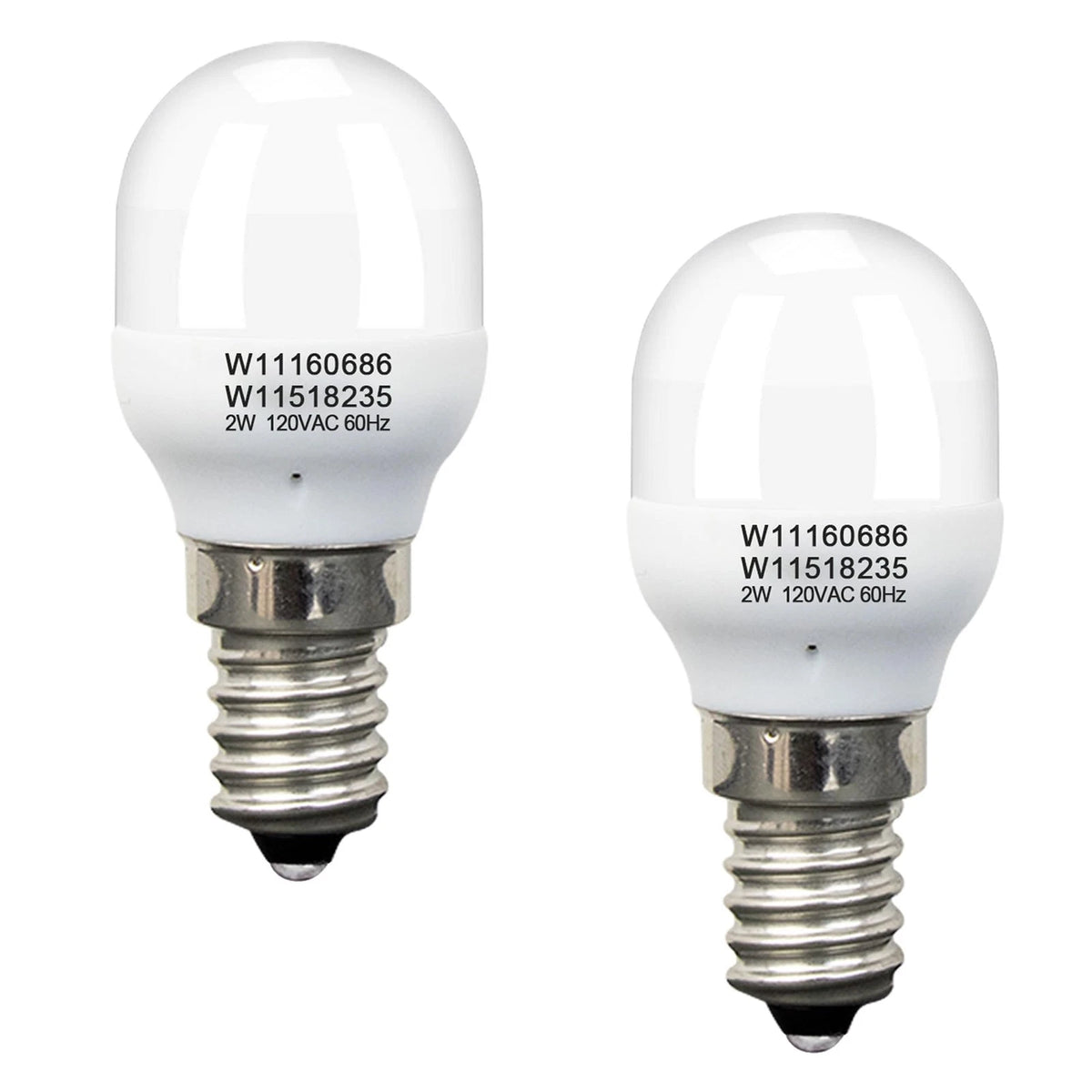 2Pcs Freezer Light Bulb Replacement for Whirlpool