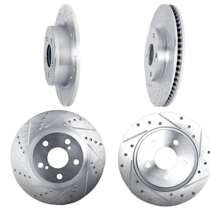 Set of 4 Brake Rotors for Honda CR-V (2007–2011) ALX-PAU-DF-7004-59015-CLA2