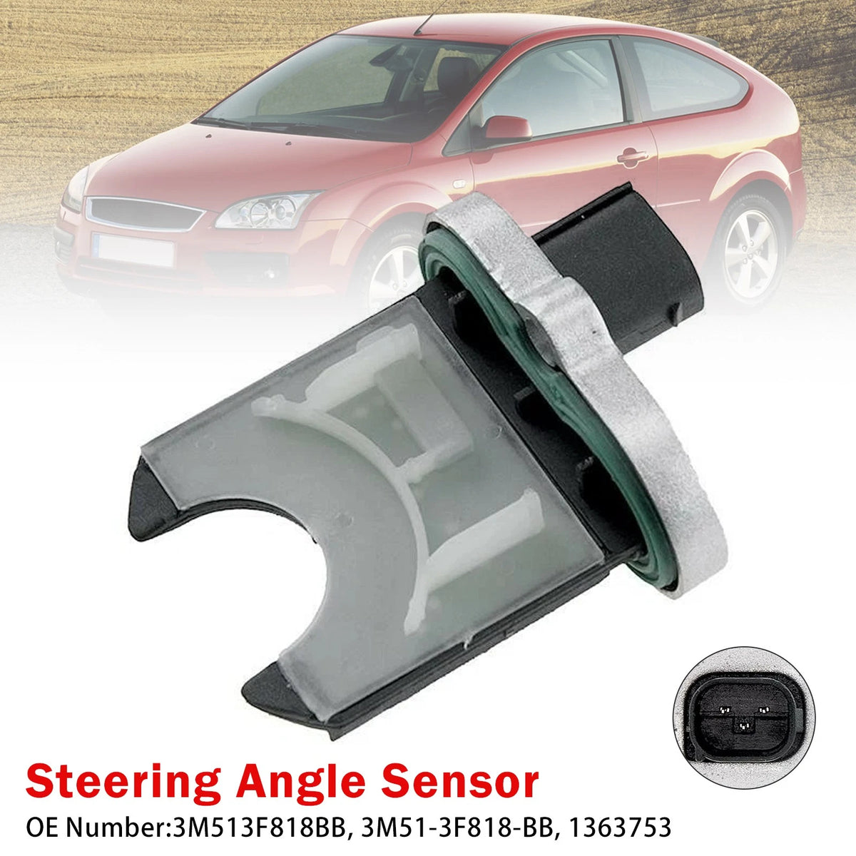 Steering Angle Sensor for Ford C-Max Focus Mk2 (2004–2012) 3M513F818BB