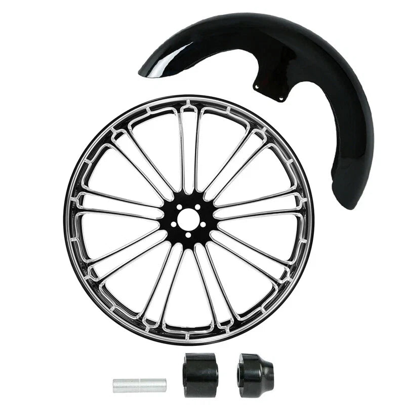 23" Front Wheel Rim for Harley Touring (1997–2021) Single Disc Hub Fender