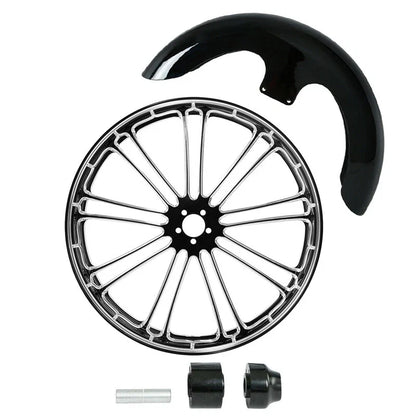 23" Front Wheel Rim for Harley Touring (1997–2021) Single Disc Hub Fender