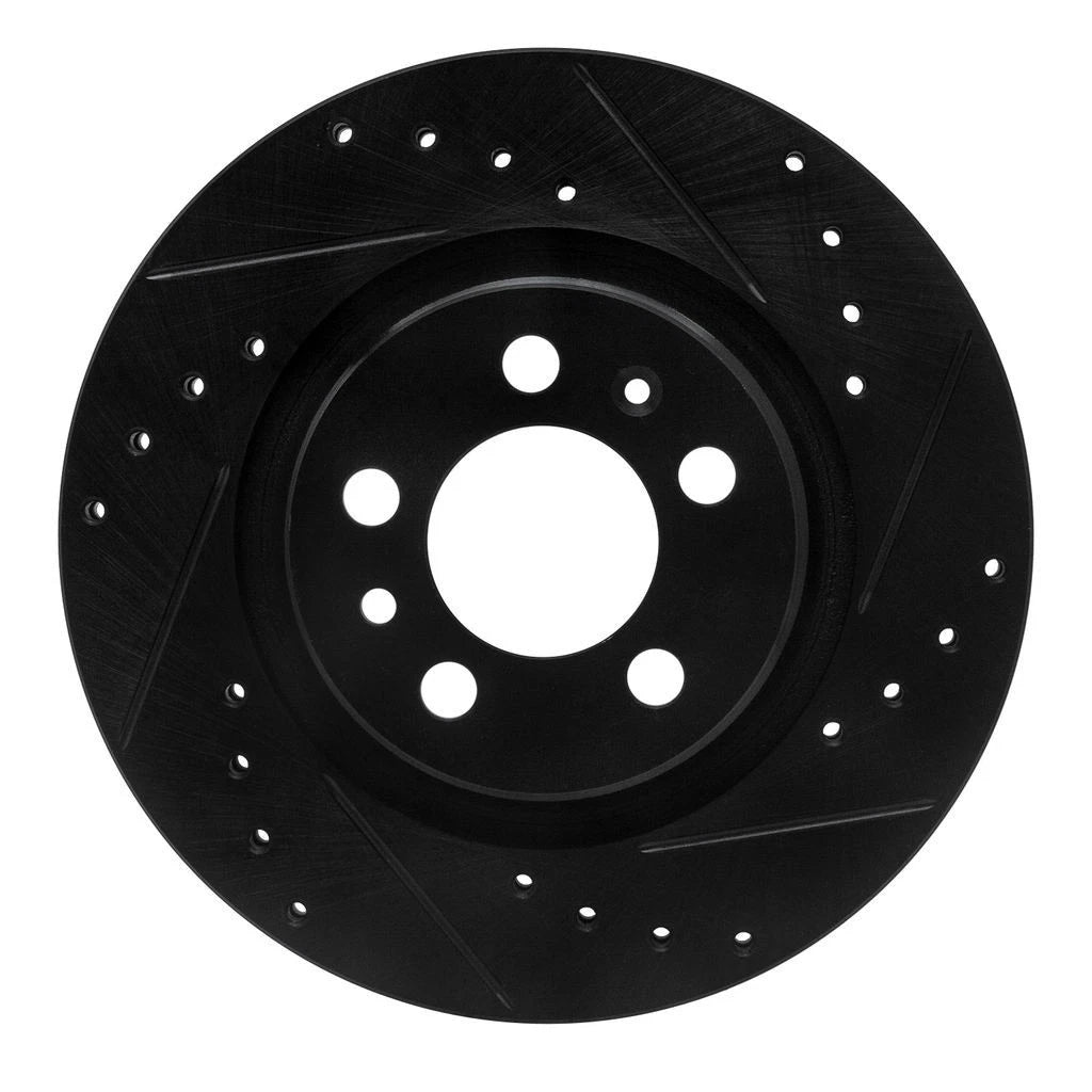 Rotor Set for Volkswagen Golf (2010) | Drilled and Slotted | ALX-PAU-DF-8004-74025-CLA3