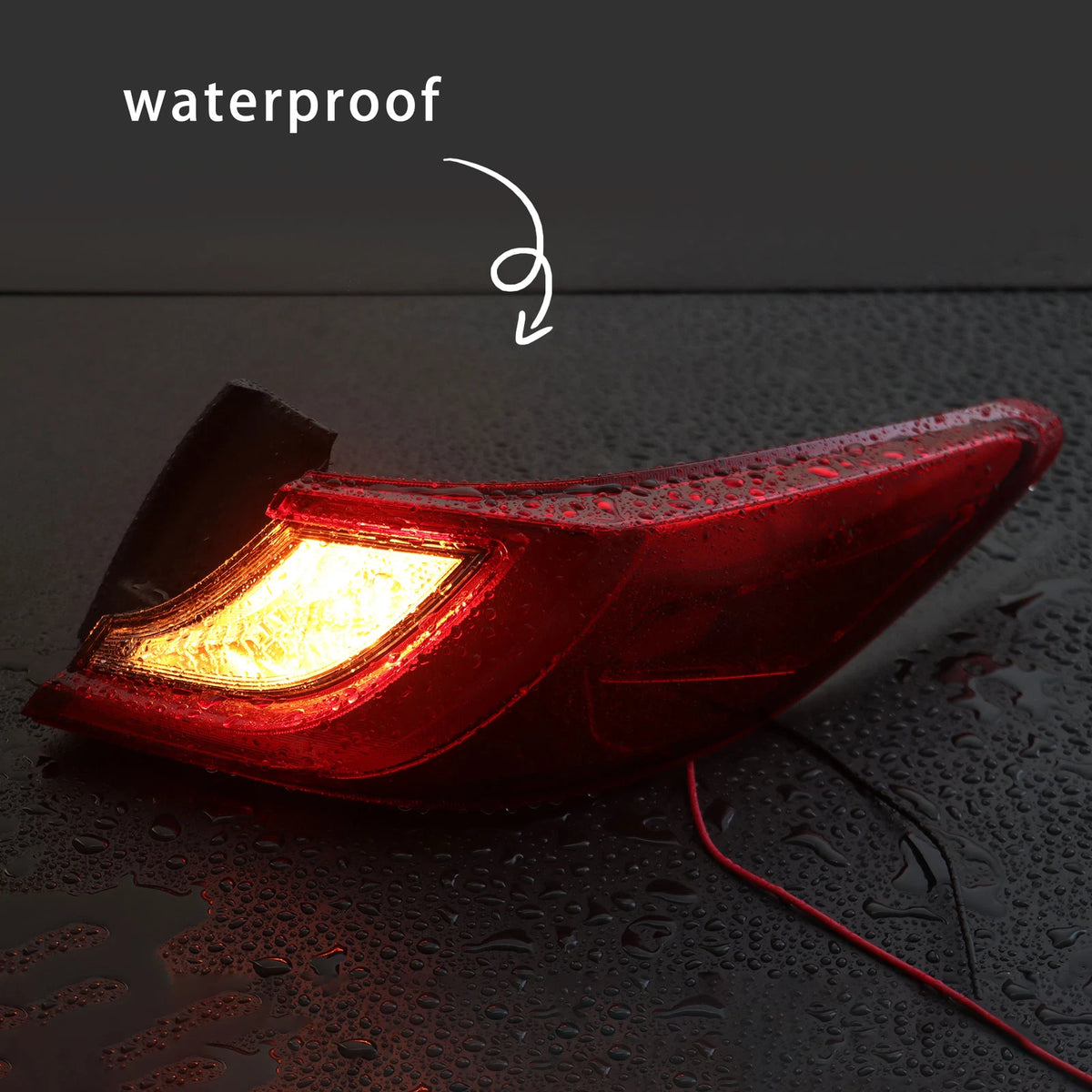 Passenger Side Tail Light for Toyota Camry LE SE (2025) KTS379690NE Black Clear Lens