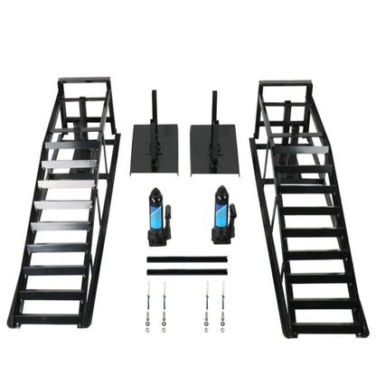 2X Hydraulic Car Lift Ramps for Car Truck (5 Ton)