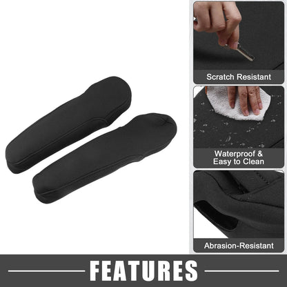 1 Pair Armrest Covers for Honda Odyssey (2012–2017) Black