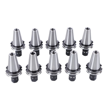 10 Pcs CAT40-ER16 Collet Chuck 70mm 2.76" G2.5 20000RPM CNC Tool