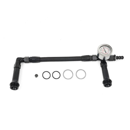 6AN Braided Dual Feed Fuel Line for Holley 4150 Carburetor (Fits 4150)