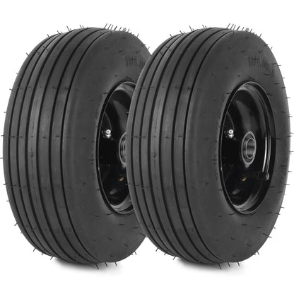 2X 11x4.00-5 Tire for AR-PRO Pneumatic Black Rib Tread (No Years Specified)