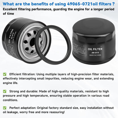Oil Filter for Kawasaki FR691V FR730V FR651V FR600V