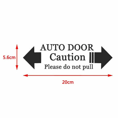 1PC Door Caution Decal Sticker for Universal Vehicles