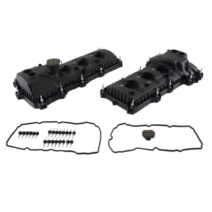 Engine Valve Cover Set for Ford Edge Explorer F-150 Flex (2011–2019) GFAUQX, BR3Z-6582-R, BR3Z-6582-H, BR3Z-6582-M, BR3Z-6582-P