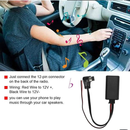 Bluetooth 5.0 Aux Cable for Pioneer IP-BUS Car Adapter